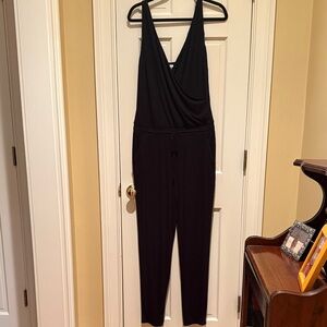 CAbi Black Sleeveless Jumpsuit